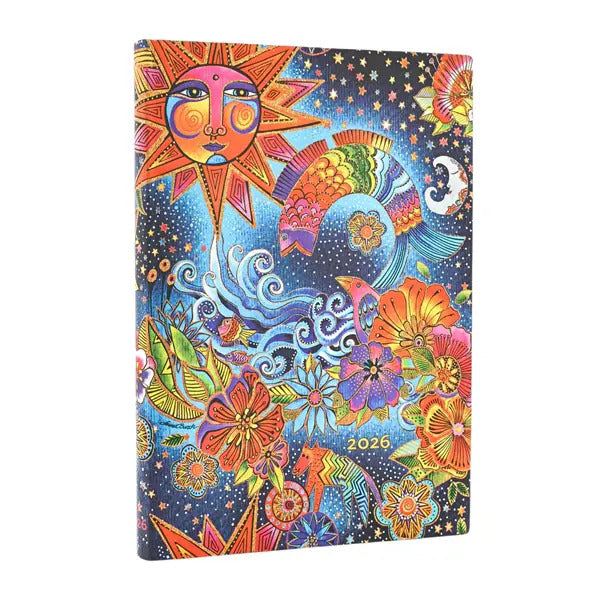 Paperblanks 2026 Magia Celeste -Midi Settimanale Orizzontale