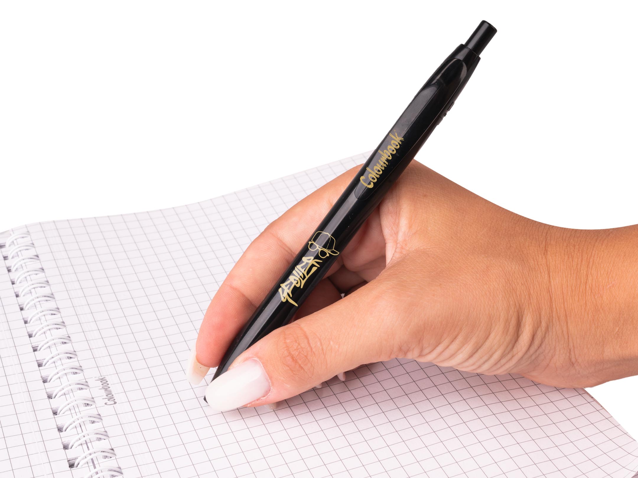 Set 2 penne a sfera Geolier Blu/Nero