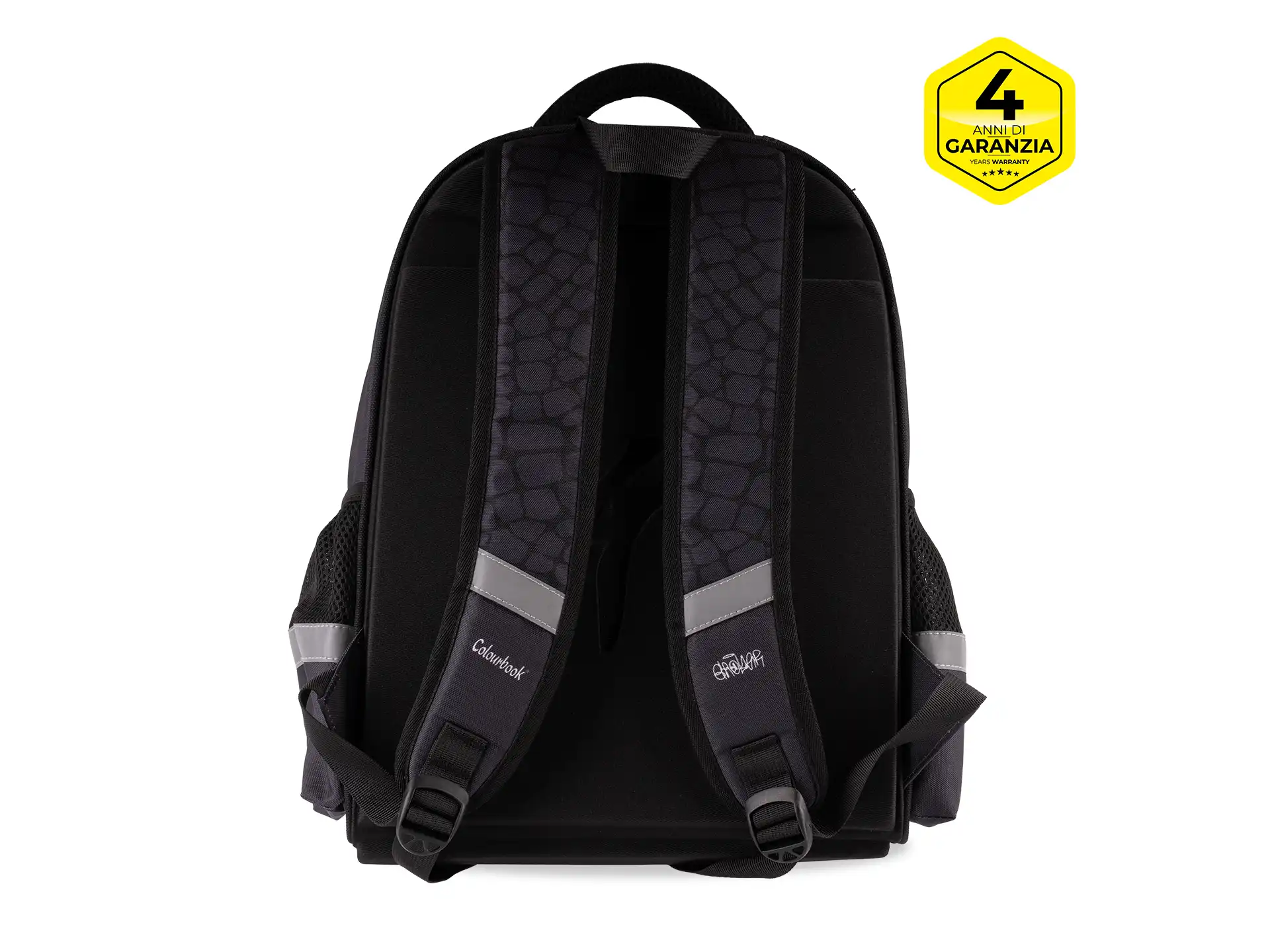 Zaino scuola Geolier con cuffie omaggio - Skin Nero