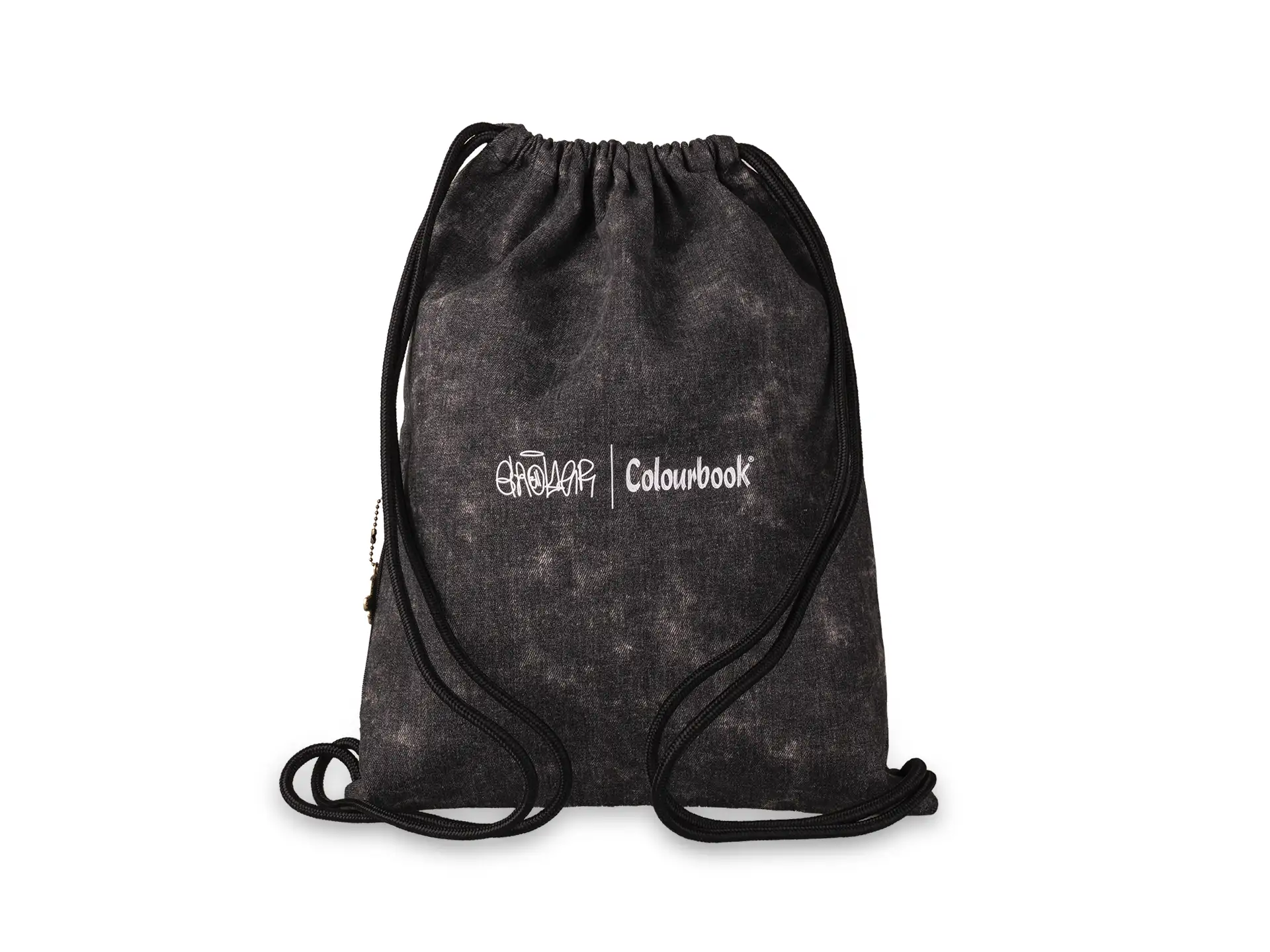 Colourbook - Sacca con coulisse Geolier - Black Denim
