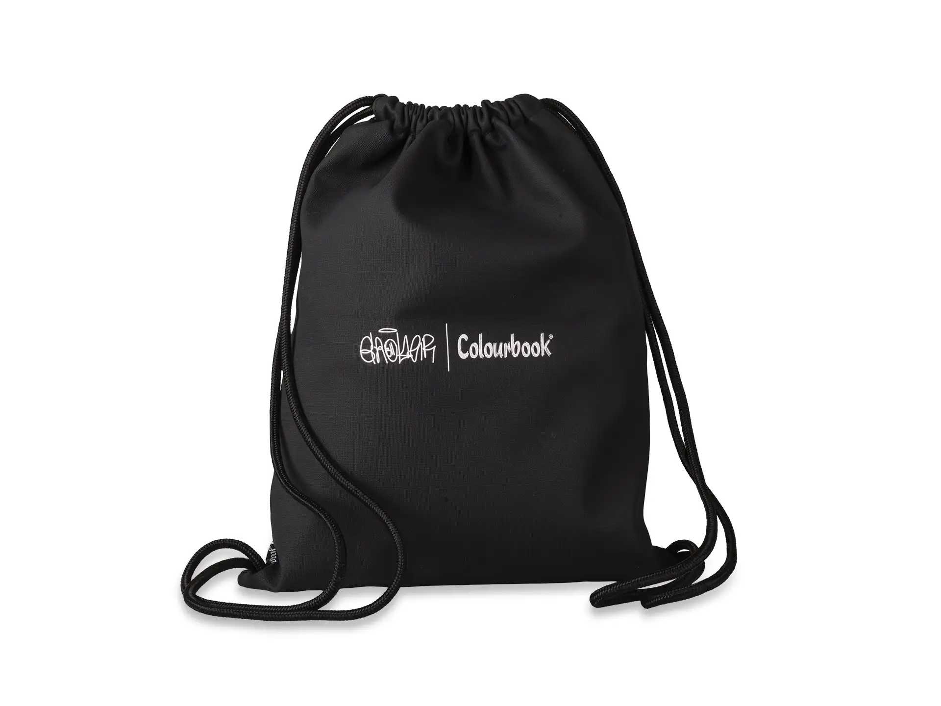 Colourbook - Sacca con coulisse Geolier - Black Rubber