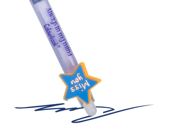 Love Pen cancellabile con topper Colourbook MISS YOU