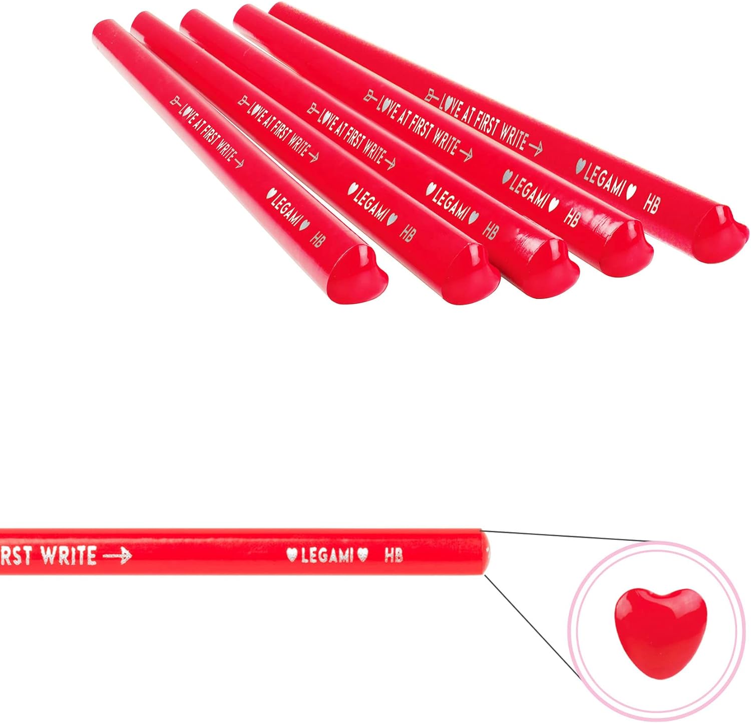 Matita a forma di cuore - Amore a prima vista