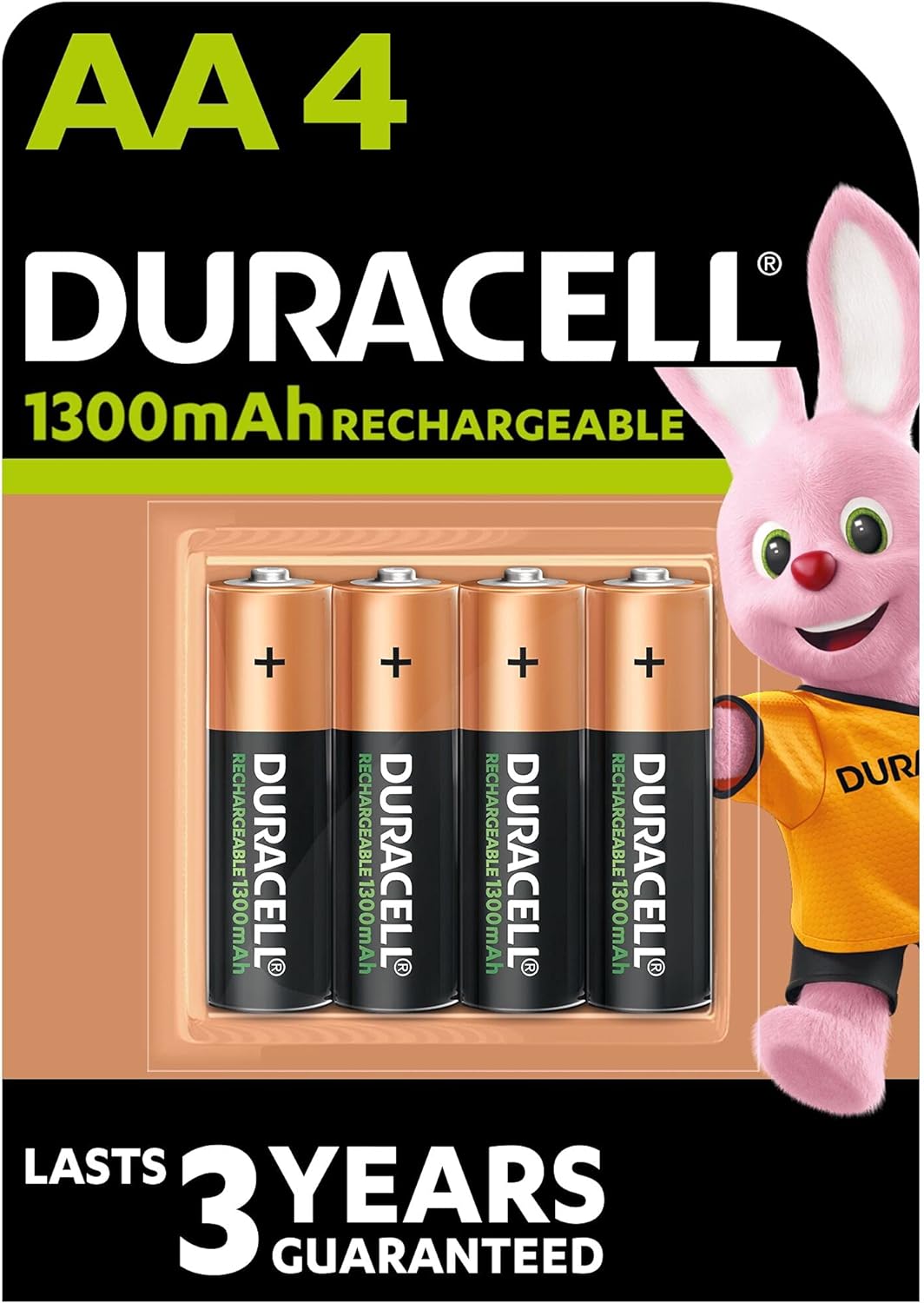 Duracell HR6 / DC1500 Confezione da 4 batterie AA 1300 mAh