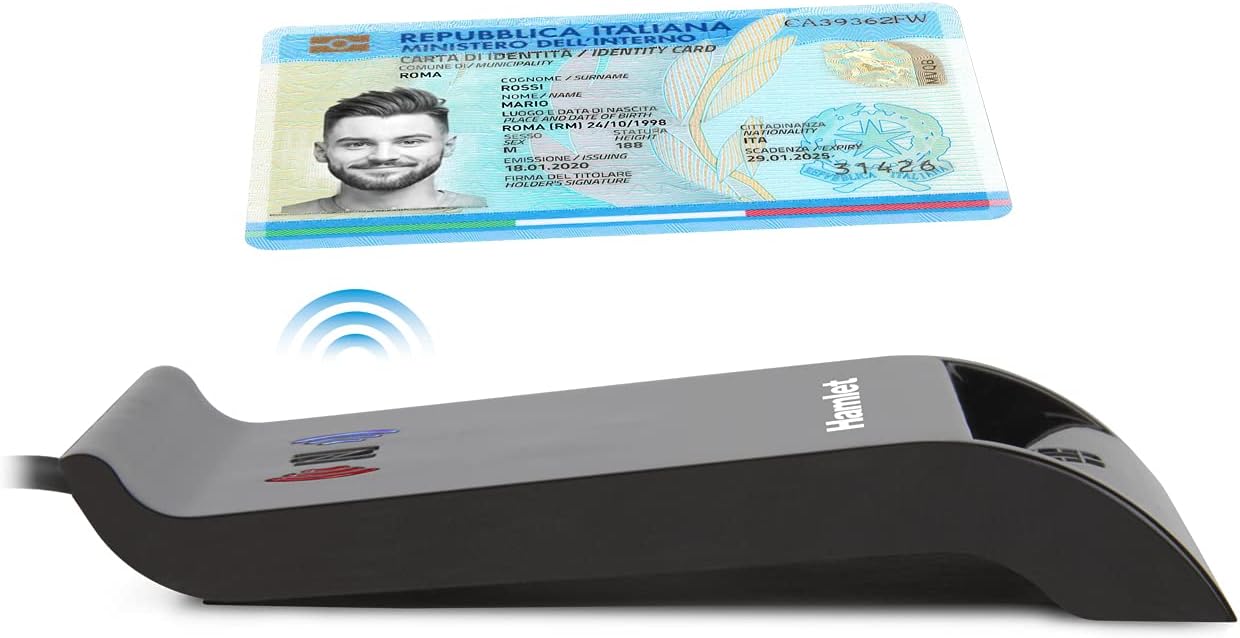 Lettore a contatto e contactless NFC Smart Card e CIE 3.0