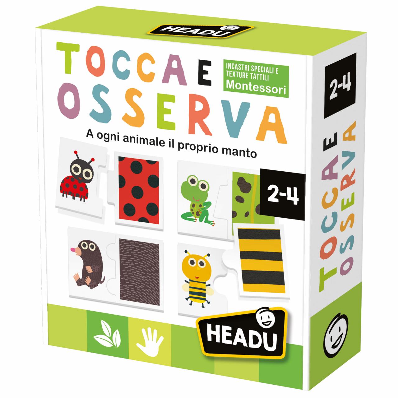 HEADU 25 TOCCA E OSSERVA PER I PIU PICCOLI MONTESSORI