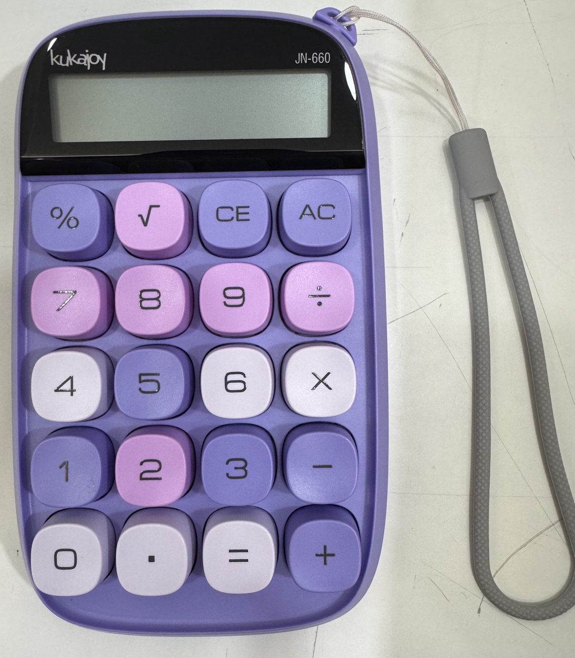 CALCOLATRICE 10 CIFRE KUKAJOY JN-660 COLORE LILLA