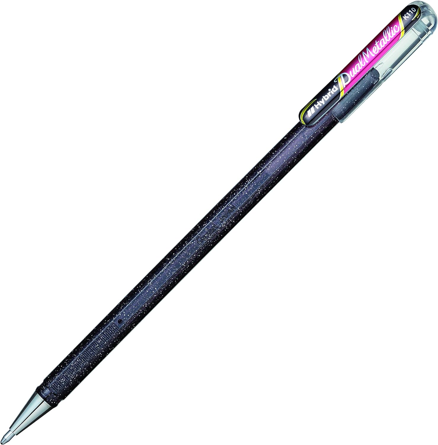 Penna Hybrid Dual Metallic Pentel K110-DAX BLACK