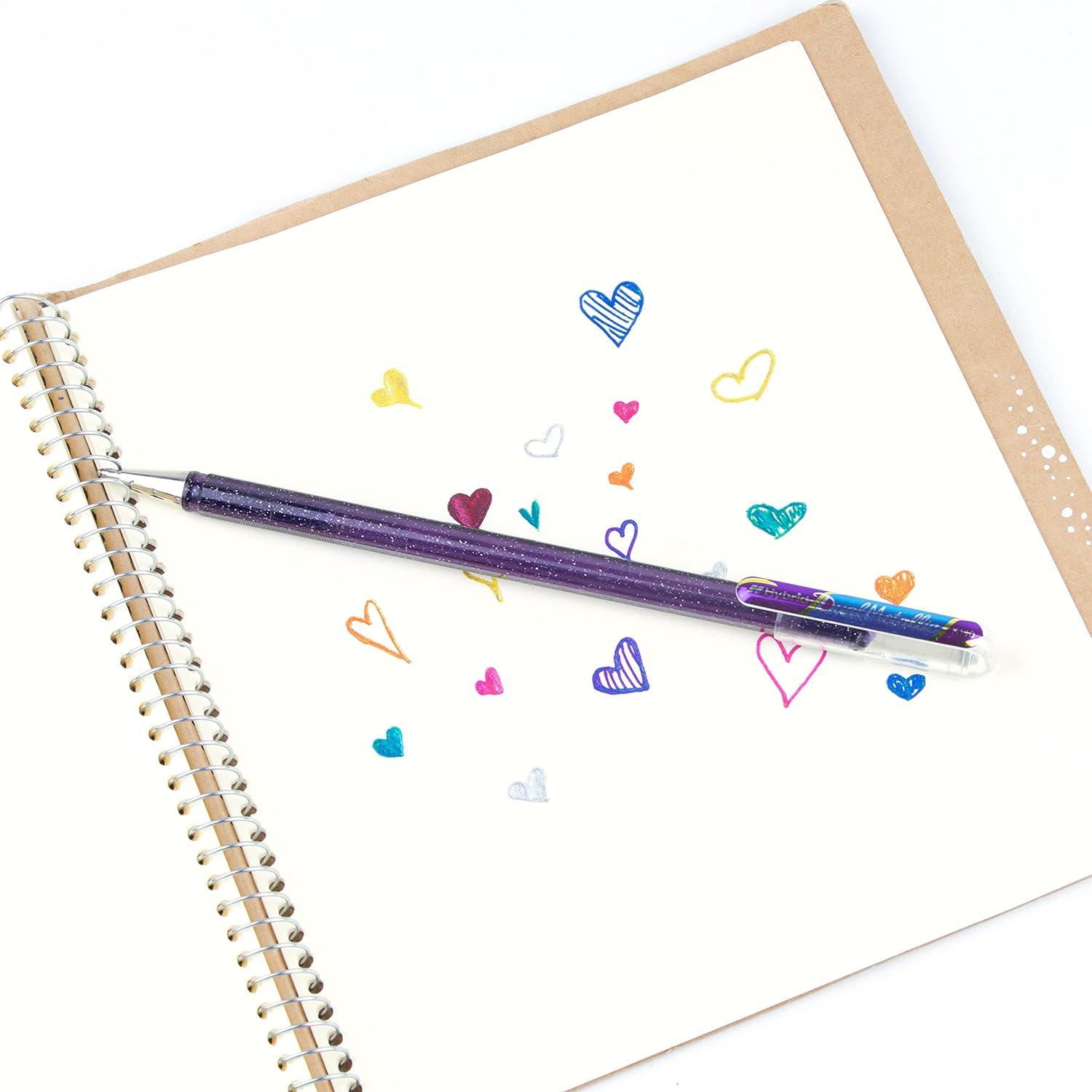 Penna Hybrid Dual Metallic Pentel K110-DVX VIOLET