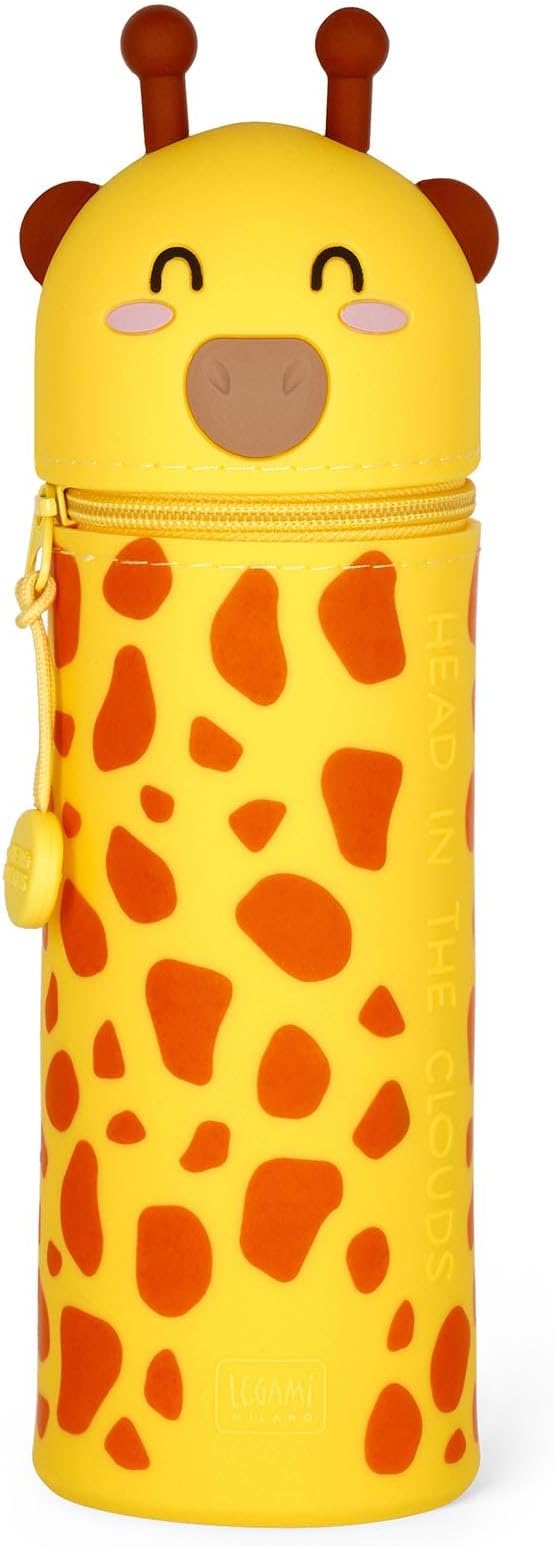 Kawaii l’Astuccio 2 in 1 in Morbido Silicone a tema Giraffe
