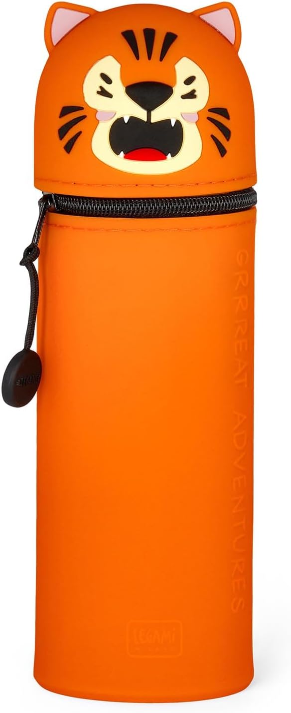 Kawaii l’Astuccio 2 in 1 in Morbido Silicone a tema Tiger