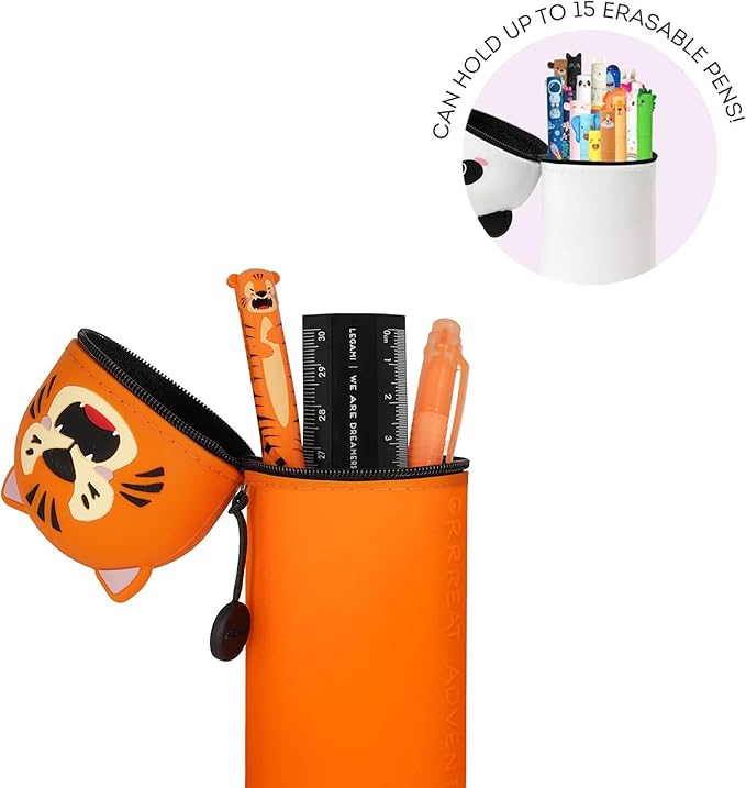 Kawaii l’Astuccio 2 in 1 in Morbido Silicone a tema Tiger