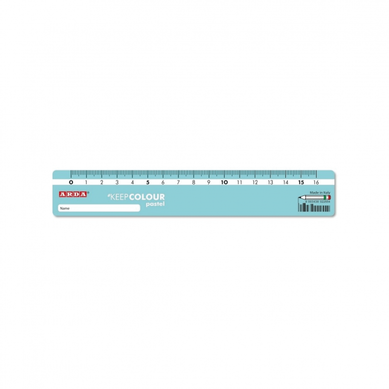 RIGHELLO 16 CM. KEEP COLOUR PASTEL ARDA