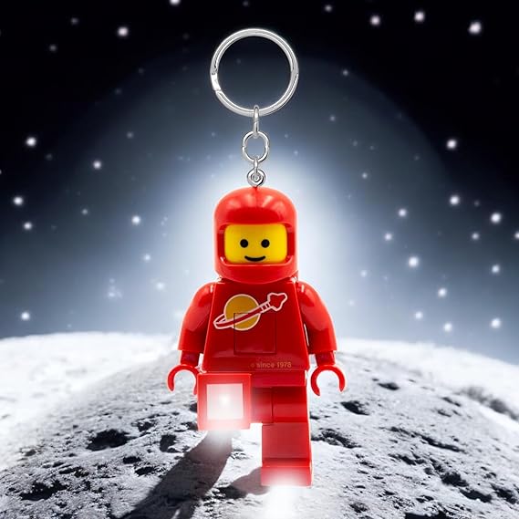 LEGO Torcia Led Portachiavi - Spaceman Red