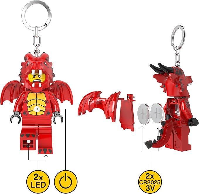 LEGO Torcia Led Portachiavi - Dragon Suit Boy