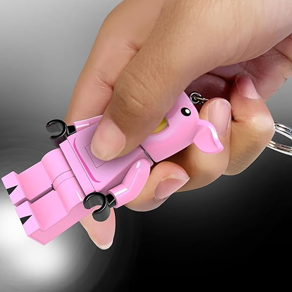 LEGO Torcia Led Portachiavi - Piggy Girl