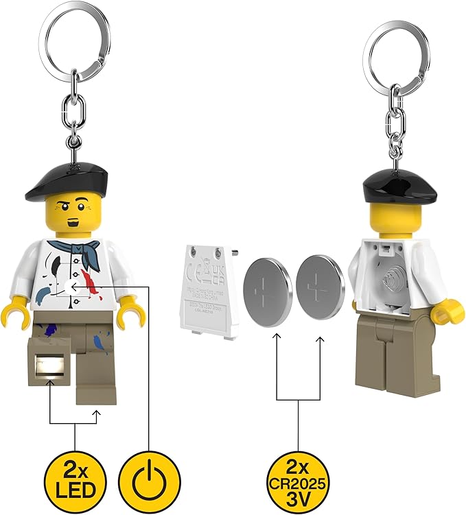 LEGO Torcia Led Portachiavi - Artist