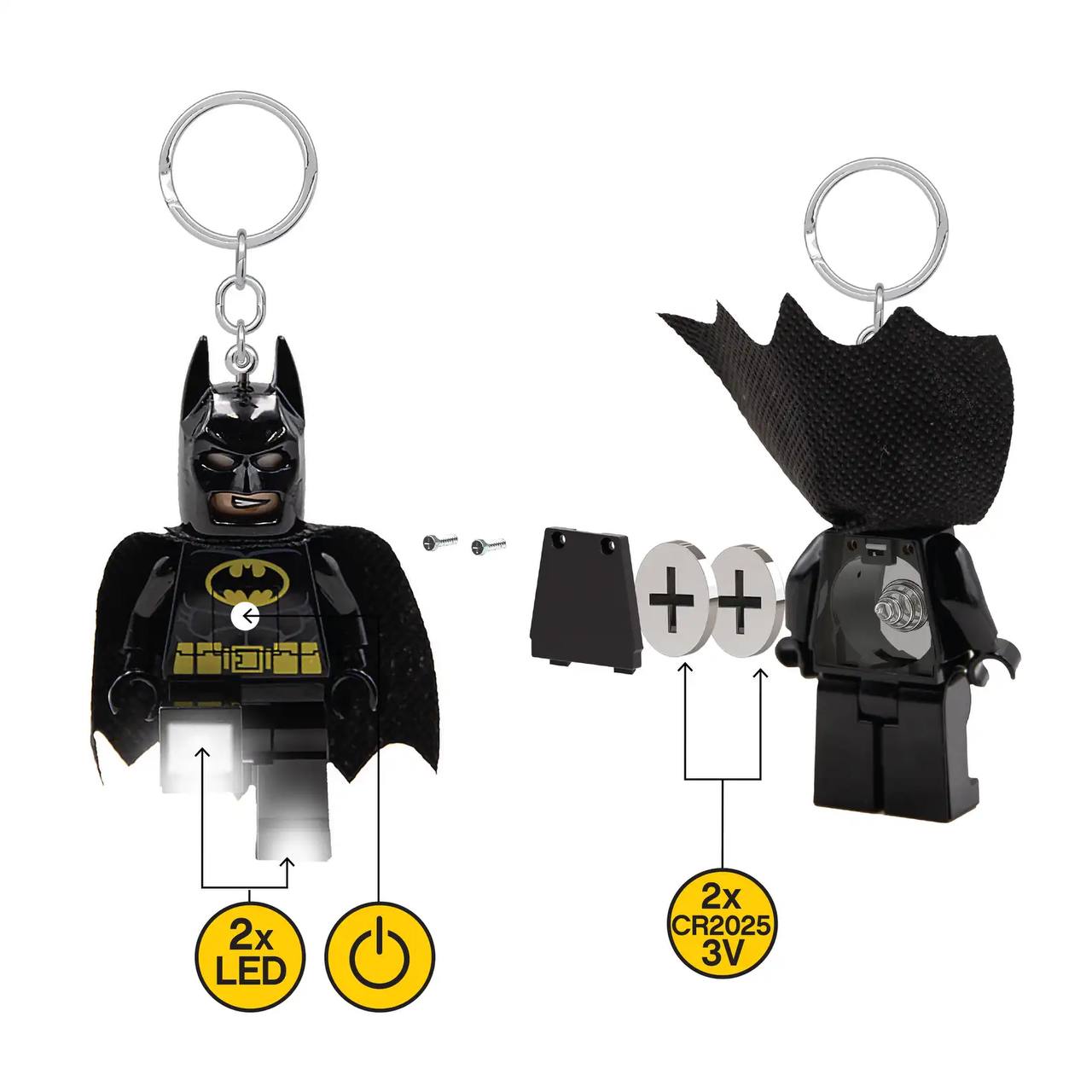 LEGO Torcia Led Portachiavi - Batman