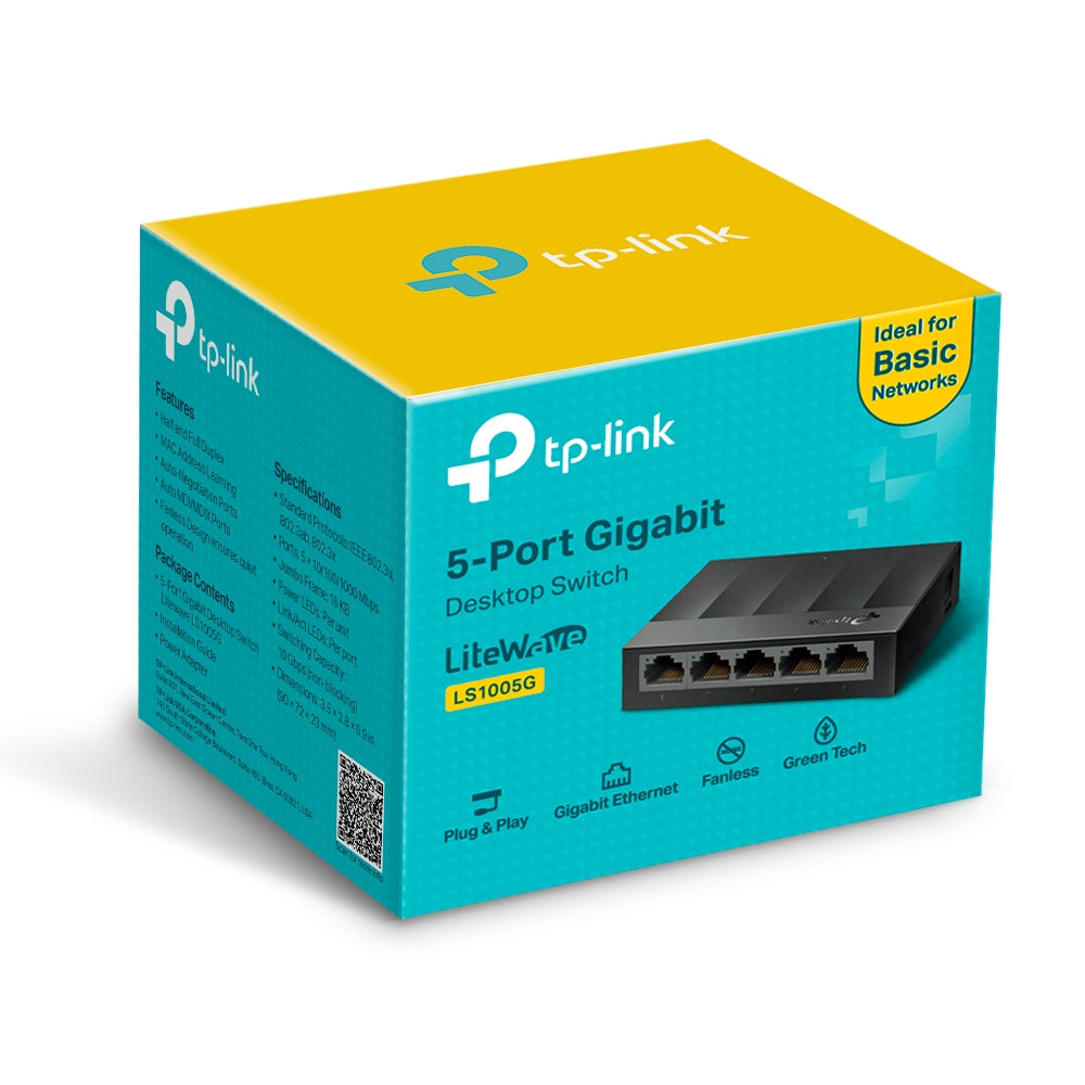 Switch Desktop 5 Porte 10/100/1000Mbps