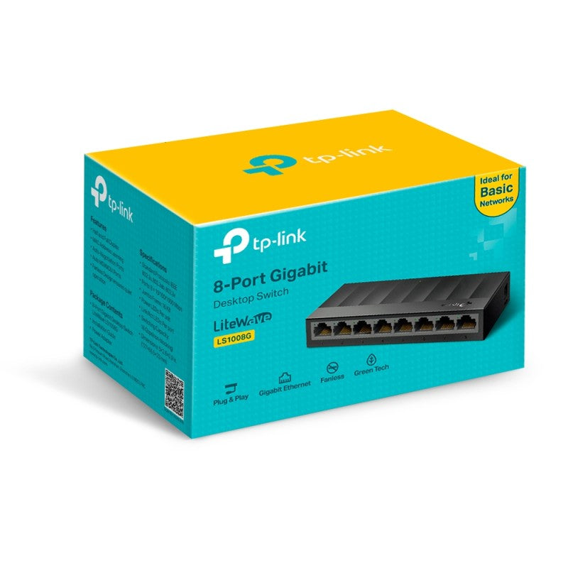 SWICTH 8 PORTE TP-LINK GBLAN 10/100/1000
