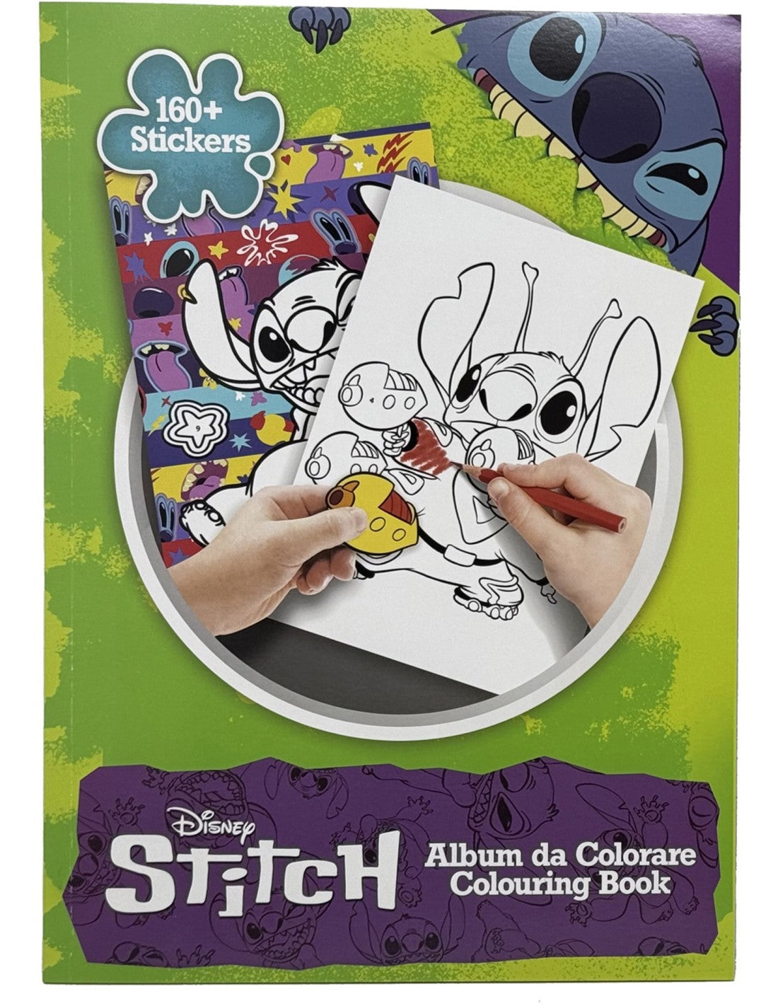 Disney Stitch - Album da colorare con adesivi