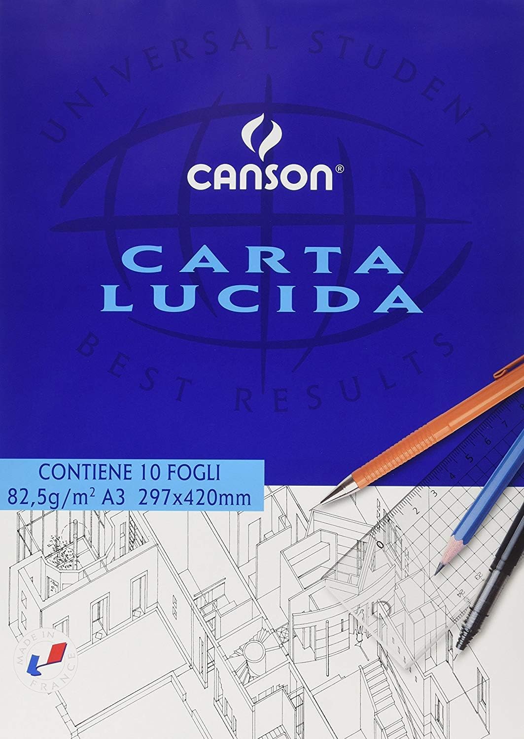 Blocchi carta lucida 10 fogli A3 297X420