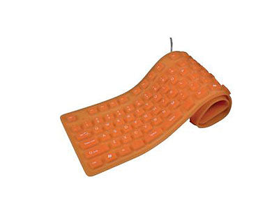KEYBOARD GOMMA ORANGE MEDIACOM