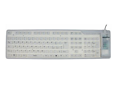 KEYBOARD LIGHT GOMMA WHITE MEDIACOM