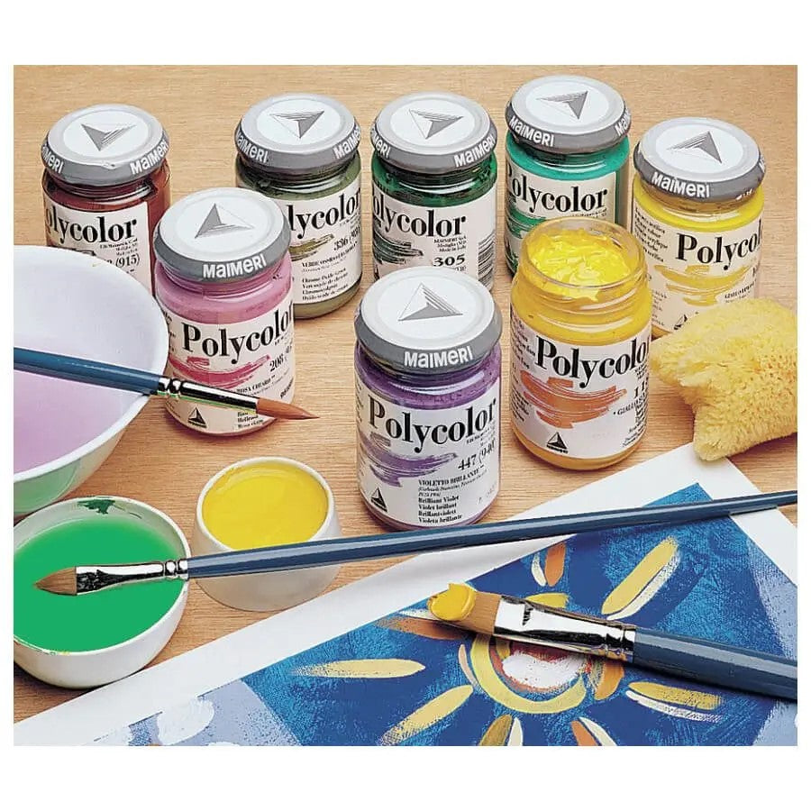 MAIMERI VASETTO ACRILICO POLYCOLOR DA 140 ML ORO PALLIDO