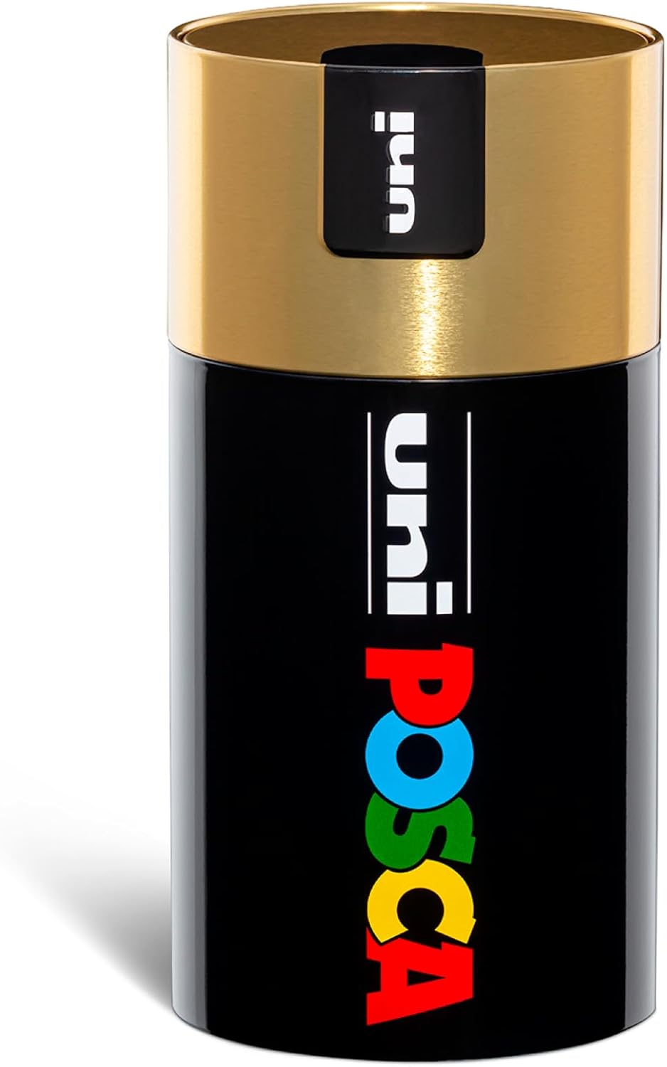 Uniposca Set con 18 Pennarelli Acrilici Assortiti Tappo Oro