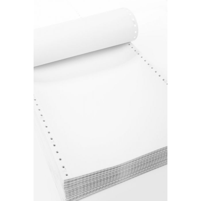 SABACART - Carta In Modulo Continuo 24x11" 60gr (2000fg) Lf Piste Fisse - 5