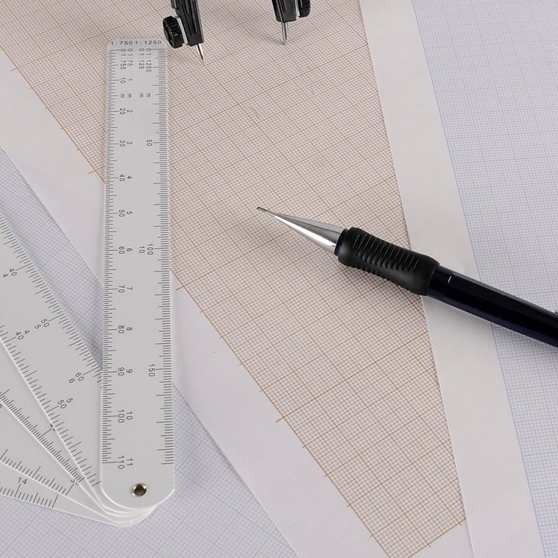 Blocchi carta millimetrata 10 fogli A4 230X330 80 GR.