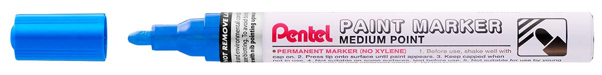 Pentel - Marcatore a Vernice Punta Media - Blu
