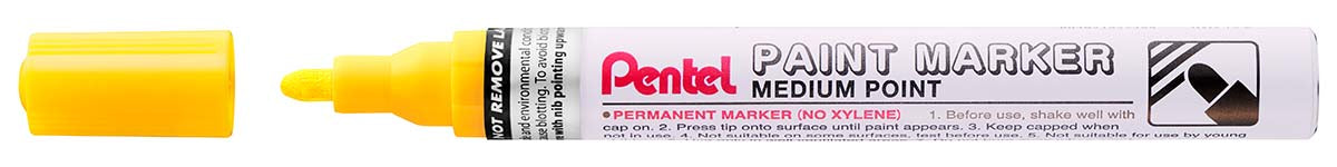 PENTEL PAINT MARKER - SUPER YELLOW MEDIUM POINT