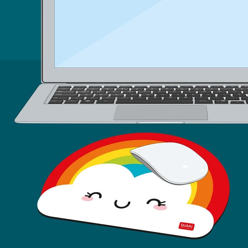 Tappetino per mouse a tema Rainbow