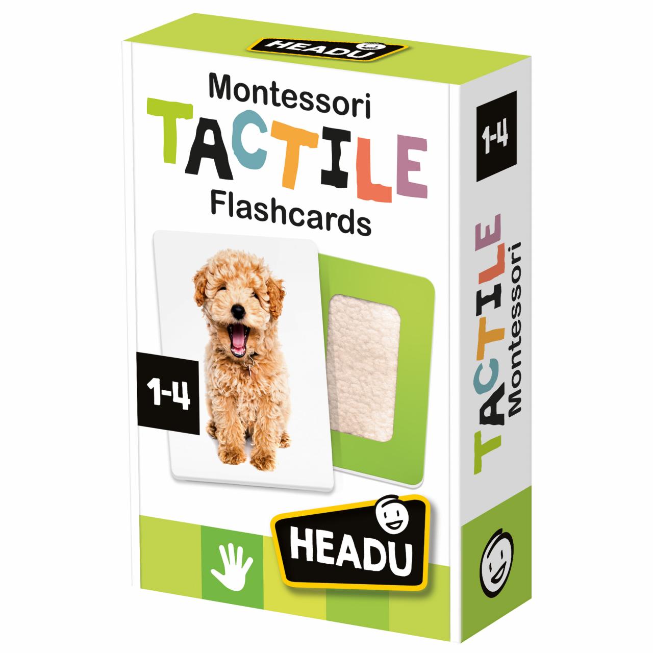 HEADU 25 FLASHCARDS TACTILE MONTESSORI