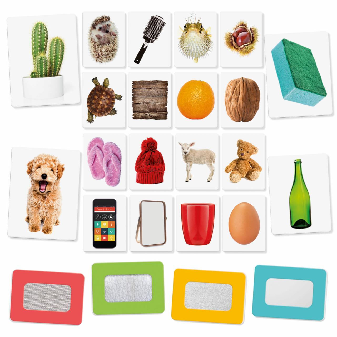 HEADU 25 FLASHCARDS TACTILE MONTESSORI