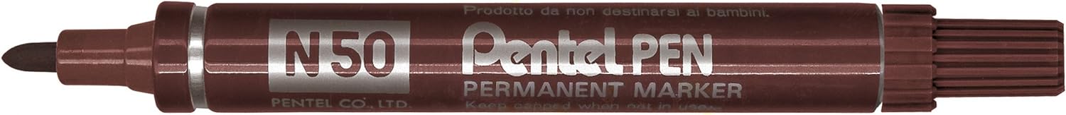 CF 12 PZ MARCATORE PROFESSIONALE PENTEL PEN N50 MARRONE