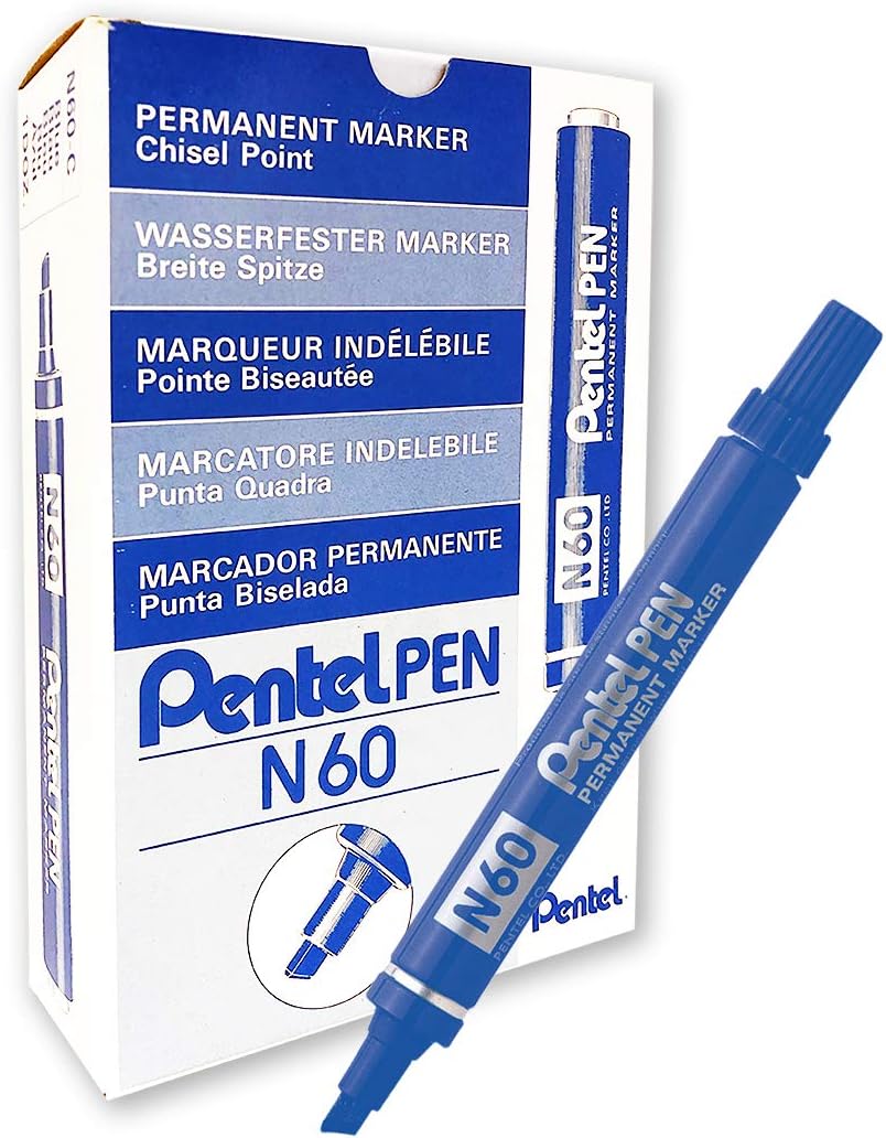 CF 12 PZ MARCATORE PROFESSIONALE PENTEL PEN N60 BLU