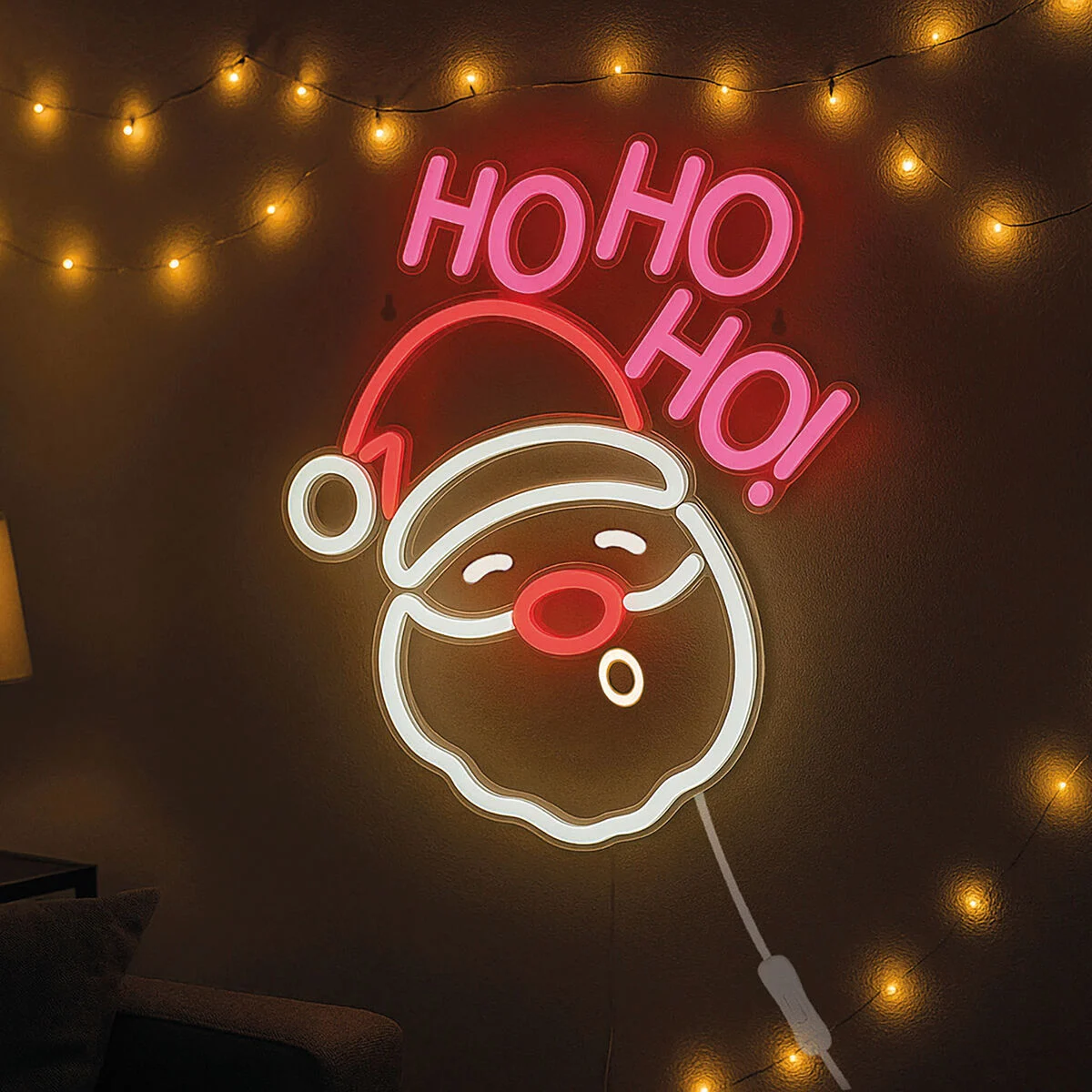 Lampada Led Effetto Neon - Santa Claus - It's a Sign