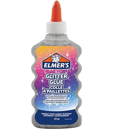 Elmer's Colla Glitter 177ml - Argento