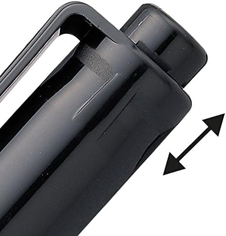 Marcatore permanente a scatto Pentel - nero tonda 1 mm Nero