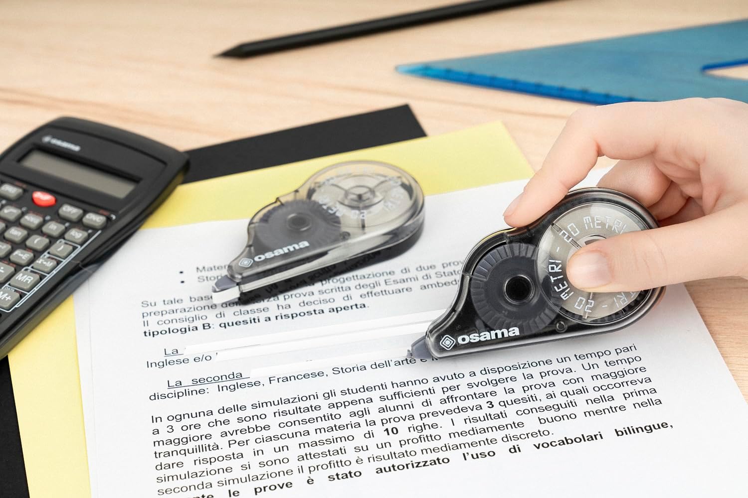 Cf. da 36 pz. Osama OW 10121 Correttore a nastro 5mm x 20m