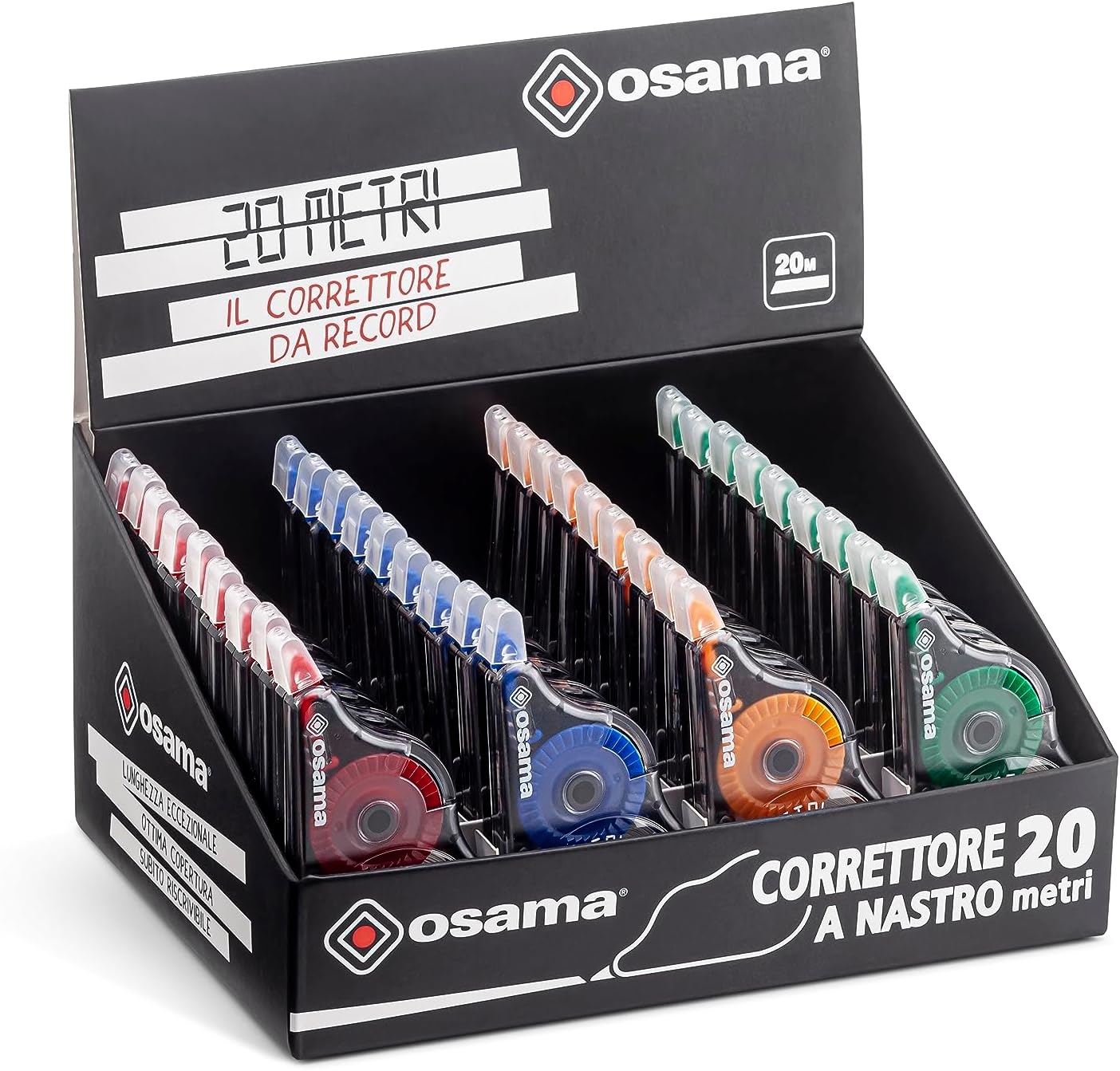 Osama Correttore A Nastro 20M Colori Assortiti