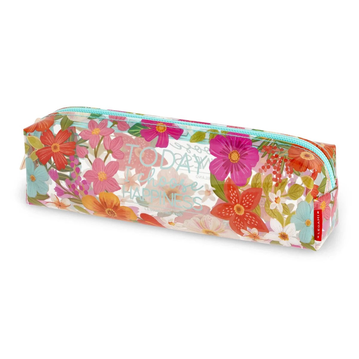 Astuccio Trasparente - Pencil Case Flowers