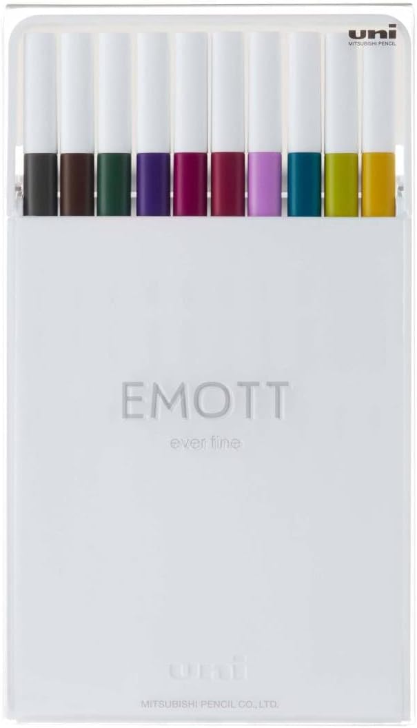 Emott Pen Ever Line 0.4MM NO.3 10 Colori