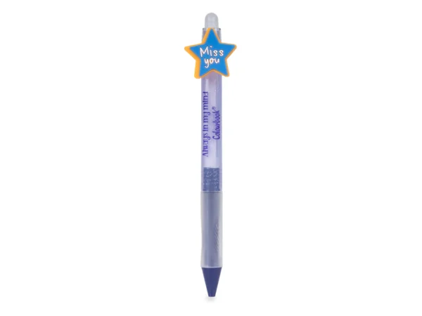 Love Pen cancellabile con topper Colourbook MISS YOU
