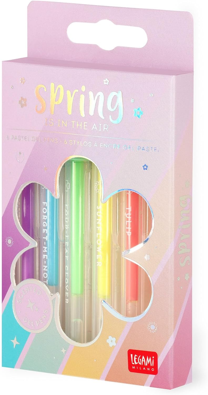 Set di 6 Penne Gel Pastello - Spring is in The Air