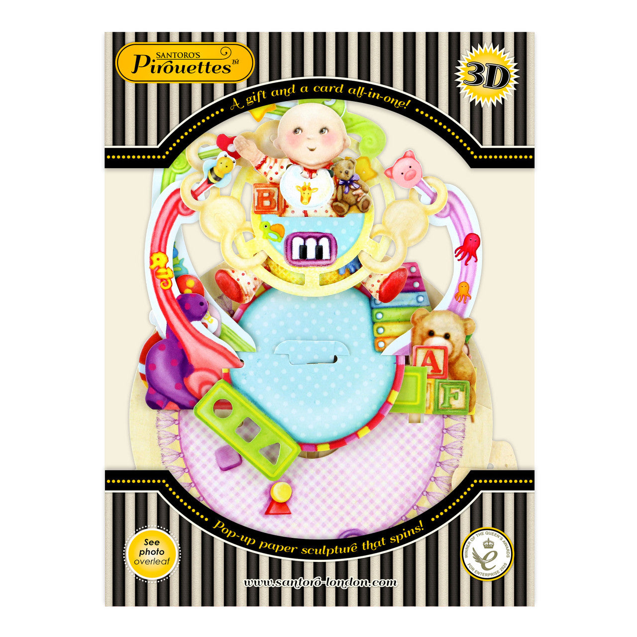 Santoro Pirouettes 3D Pop-Up - New Baby