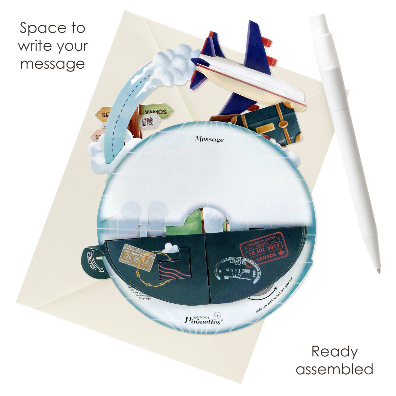 Santoro Pirouettes 3D Pop-Up - Viaggio